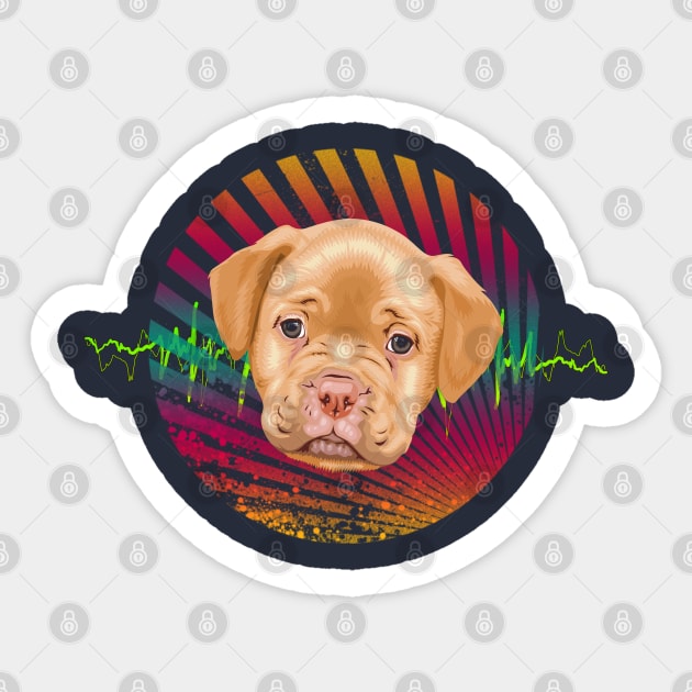 Adorable Dog Sticker by remixer2020